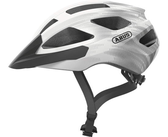 Шлем ABUS Macator (white silver, серебро-белый)