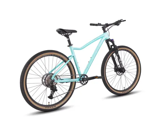 Велосипед Hagen Q8 27.5  (2025, голубая волна, матовый), Цвет: бирюзовый, Размер рамы: 16", изображение 3