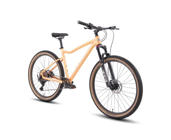 Велосипед Hagen Q9 27.5 (2025, пастельный коралл, полуматовый), Цвет: оранжевый, Размер рамы: 16", изображение 2