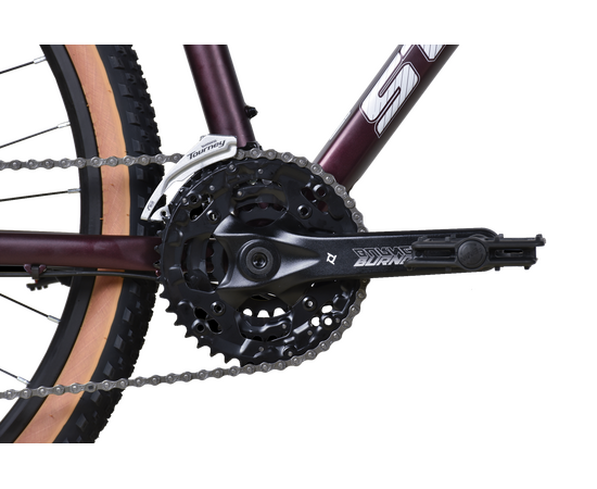 Велосипед Stark'25 Router 27.2 HD (ежевичный матовый/белый призрак), Цвет: бордовый, Размер рамы: 16", изображение 6