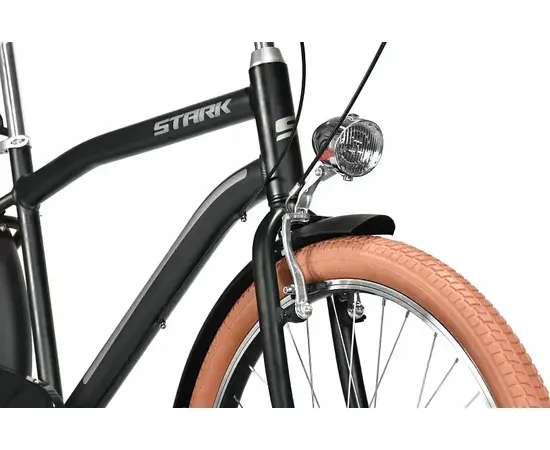 Велосипед Stark Comfort Man 3-speed (черный/серый), Цвет: черный, Размер рамы: 18", изображение 5