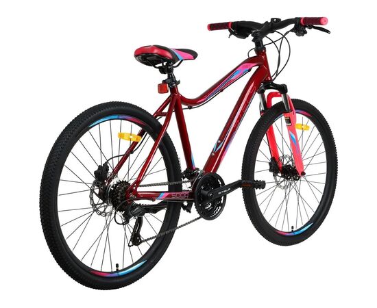 Велосипед Stels Miss 5000 D 26" (вишнёвый/розовый), Цвет: бордовый, Размер рамы: 18", изображение 3