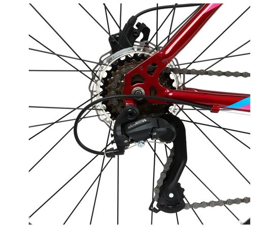 Велосипед Stels Miss 5000 D 26" (вишнёвый/розовый), Цвет: бордовый, Размер рамы: 18", изображение 4