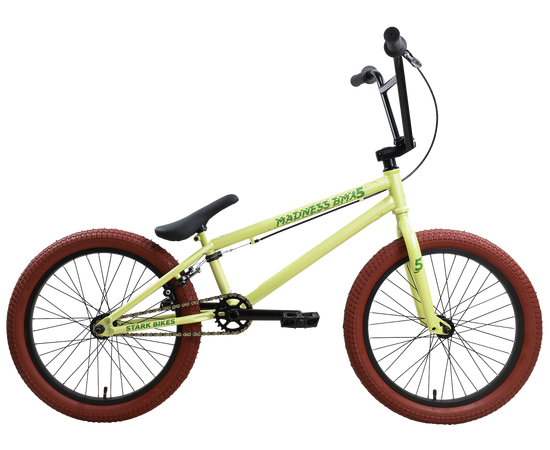 Велосипед Stark'25 Madness BMX 5 (оливковый/зеленый/коричневый), Цвет: зелёный