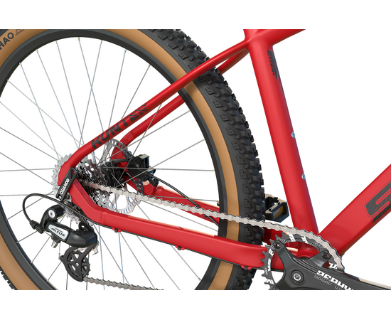 Велосипед Stark'25 Hunter 27.2 HD (красный матовый/черный), Цвет: красный, Размер рамы: 17,5", изображение 4