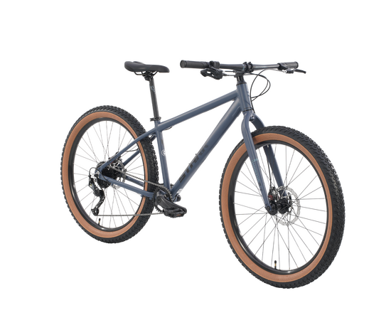 Велосипед Stark'25 Tank 27.3 D+ (сине-серый матовый/черный), Цвет: серый, Размер рамы: 16", изображение 2