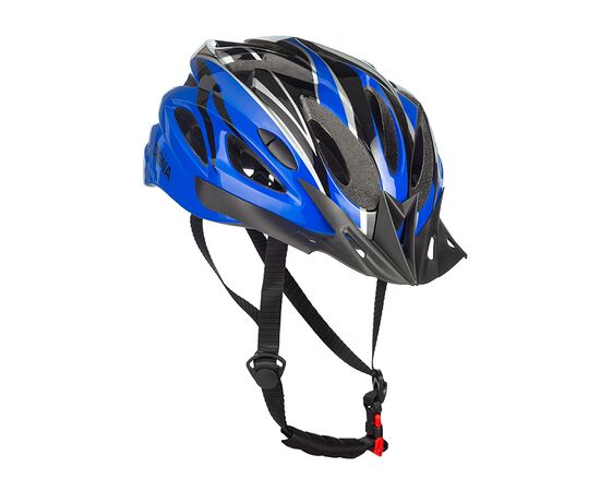 Шлем велосипедный Cigna WT-012 (чёрный/синий), Цвет: синий, Размер: 57-61, изображение 2