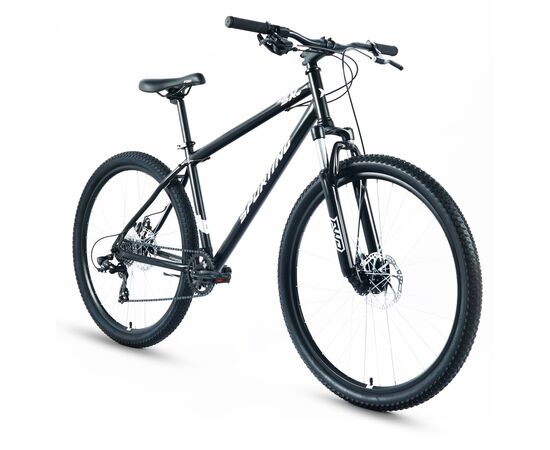 Велосипед Forward Sporting SX 29 (2025, черный/серебристый), Цвет: черный, Размер рамы: 21", изображение 3