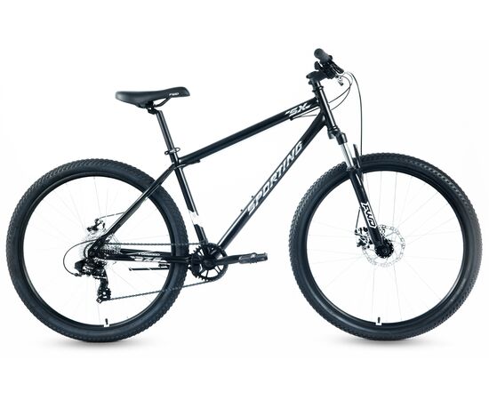 Велосипед Forward Sporting SX 27,5 (2025, черный/серебристый), Цвет: черный, Размер рамы: 19"