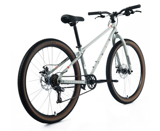 Велосипед Forward Unit CX 26 (2025, светло-серый/оранжевый), Цвет: белый, Размер рамы: 13", изображение 2