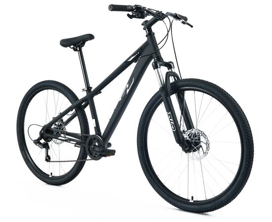 Велосипед Forward AL NX 26 (2025, черный-мат/серебристый), Цвет: черный, Размер рамы: 13", изображение 3