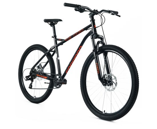 Велосипед Forward Flash CX 26 (2025, черный/оранжевый), Цвет: черный, Размер рамы: 17", изображение 3