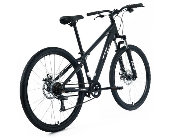 Велосипед Forward AL NX 26 (2025, черный-мат/серебристый), Цвет: черный, Размер рамы: 13", изображение 2