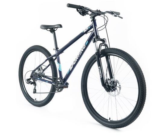 Велосипед Forward Sporting SX 29 (2025, темно-синий/белый), Цвет: синий, Размер рамы: 19", изображение 3