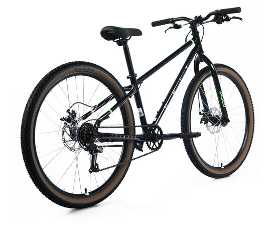 Велосипед Forward Unit CX 26 (2025, черный/ярко-зеленый), Цвет: черный, Размер рамы: 13", изображение 2