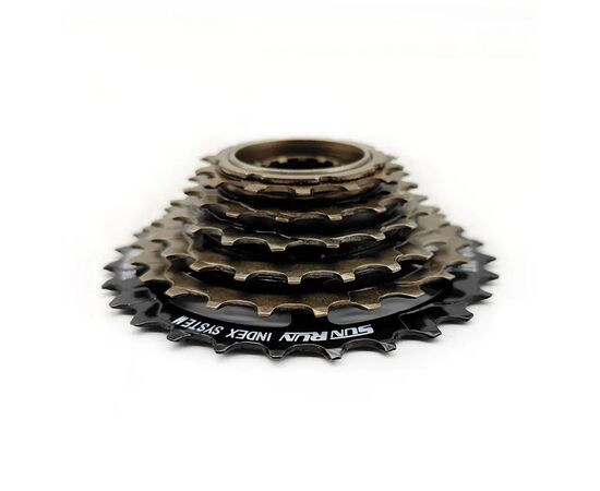 Трещотка SunRun FW-M628, 14-28T, 6 передач (коричневый/чёрный), изображение 2 Трещотка SunRun FW-M628, 14-28T, 6 передач (коричневый/чёрный), изображение 2