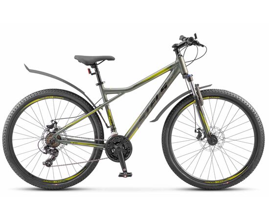 Велосипед Stels Navigator 710 27.5MD (темно-зелёный), Цвет: хаки, Размер рамы: 16"