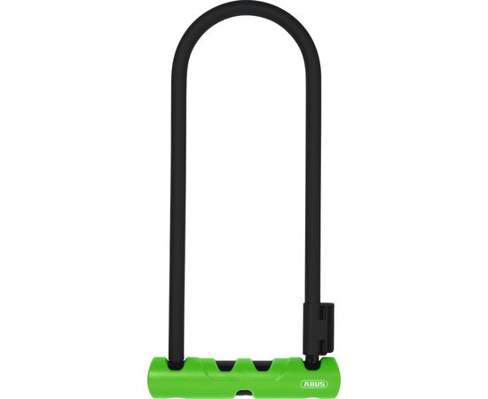 Велозамок скоба на ключ ABUS Ultra 410/170HB 300x110 мм GN SH34 с кронштейном 05-0034592 (черно-зеленый)