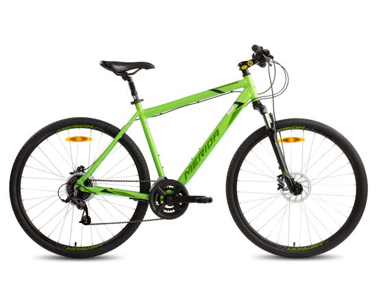 Велосипед Merida Crossway 10 (зелёный/чёрный), Цвет: Зелёный, Размер рамы: XL
