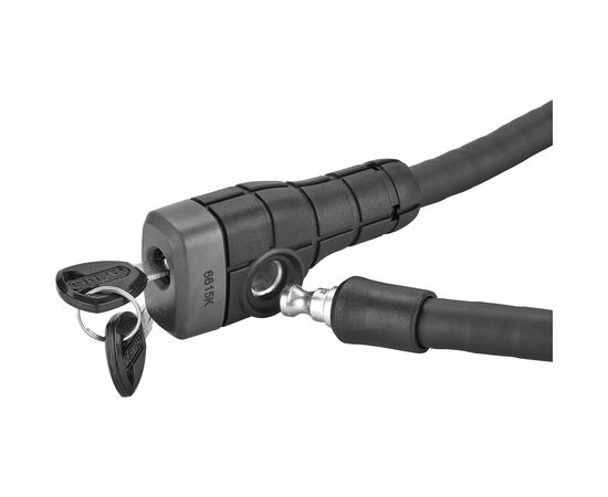 Тросовый велозамок на ключ ABUS Microflex 6615K/120 см 05-0013412 (чёрный), изображение 2