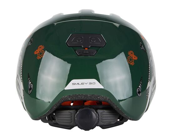 Шлем детский ABUS Smiley 3.0 (зеленый с роботами), Цвет: хаки, Размер: 45-50, изображение 9