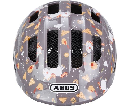 Шлем детский ABUS Smiley 3.0 (серый с лошадками), Цвет: серый, Размер: 45-50, изображение 6
