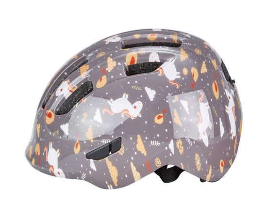 Шлем детский ABUS Smiley 3.0 (серый с лошадками), Цвет: серый, Размер: 45-50, изображение 7