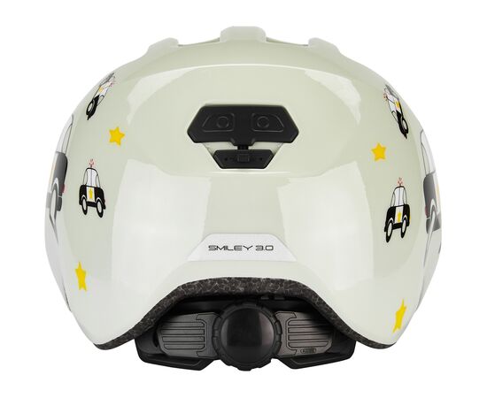 Шлем детский ABUS Smiley 3.0 (серый с полицейской машиной), Цвет: бежевый, Размер: 45-50, изображение 9