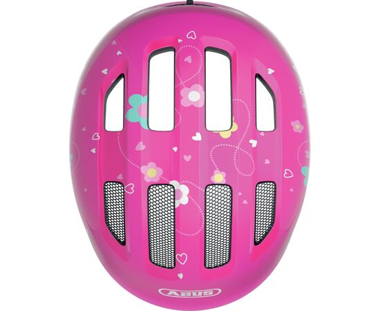 Шлем детский ABUS Smiley 3.0 (розовый с бабочками), Цвет: сиреневый, Размер: 45-50, изображение 4