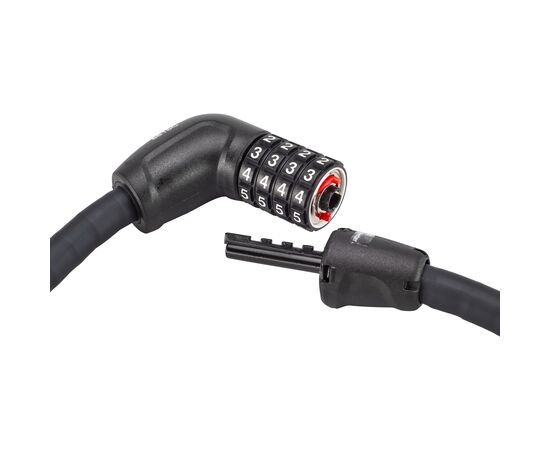 Тросовый кодовый велозамок ABUS Tresorflex 6615C/120 см 05-0013780 (чёрный), изображение 2 Тросовый кодовый велозамок ABUS Tresorflex 6615C/120 см 05-0013780 (чёрный), изображение 2