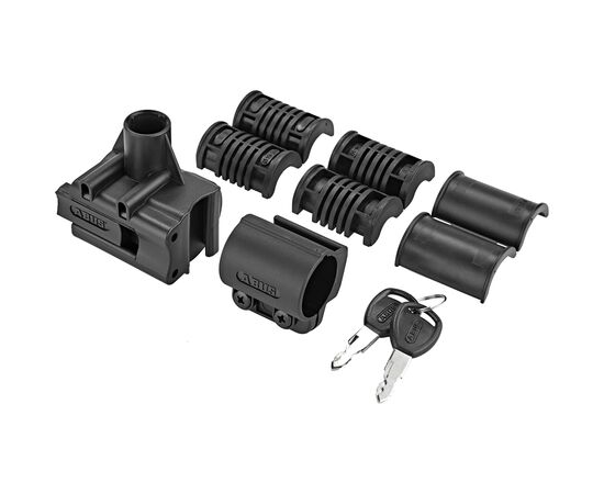 Велозамок скоба на ключ ABUS Ultimate 420/170HB 230х100 мм + US с кронштейном 05-0039631 (красно-чёрный), изображение 5