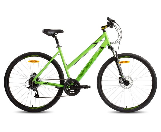 Велосипед Merida Crossway 10 Lady (зелёный/чёрный), Цвет: Зелёный, Размер рамы: S