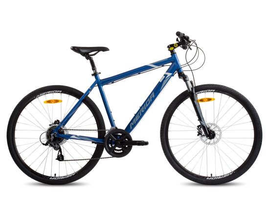 Велосипед Merida Crossway 10 (синий/бело-серый), Цвет: Синий, Размер рамы: L