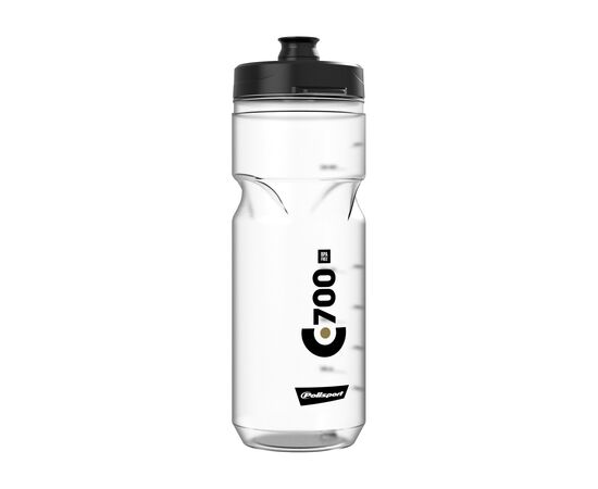 Велофляга Polisport C700 (clear and black, прозрачная), Цвет: прозрачный, Объём: 700