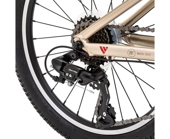Детский велосипед Welt Moovix 2.0 20 V (Wild Gold), Цвет: бежевый, изображение 7