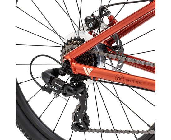 Подростковый велосипед Welt Moovix 1.0 24 MD (Shiny Orange), изображение 7