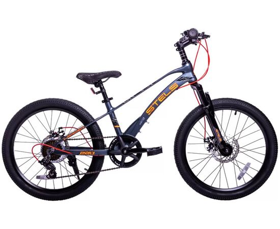 Подростковый велосипед Stels Leader 220 MD 22" (серый), Цвет: серый, Размер рамы: 10,7"
