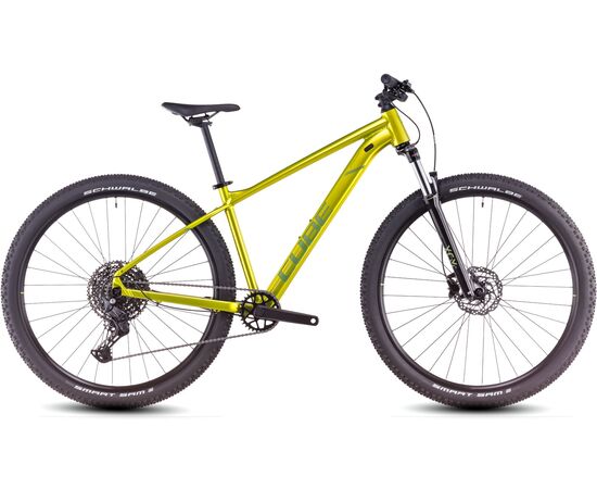 Велосипед Cube Aim SLX 29 (flashlime´n´juniper), Цвет: жёлтый, Размер рамы: M