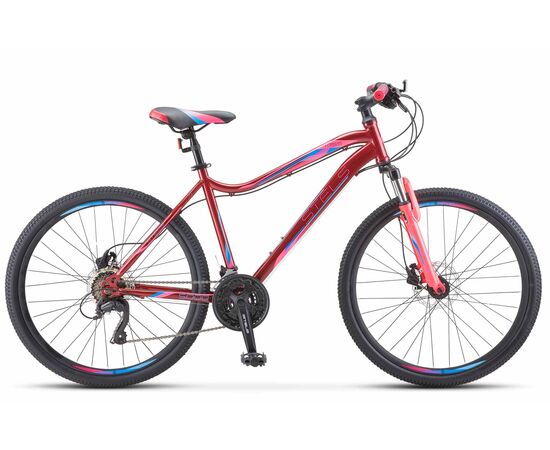 Велосипед Stels Miss 5000 D 26" (вишнёвый/розовый), Цвет: бордовый, Размер рамы: 18"
