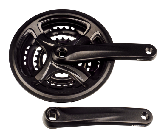 Комплект шатунов Prowheel TY-CM99 (28/38/48T, 170 мм), Цвет: черный, Количество зубьев: 48/38/28, Длина: 170, Тип крепления: квадрат