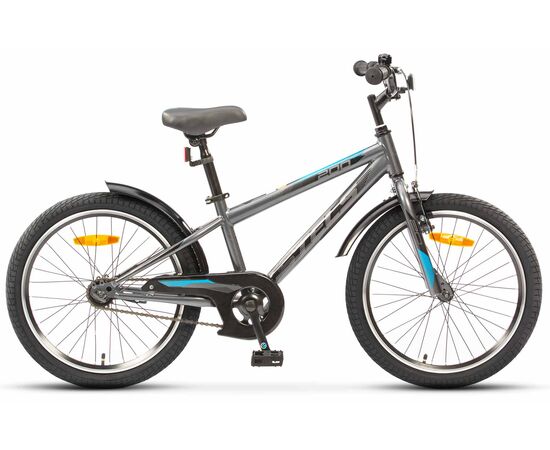 Детский велосипед Stels Turbo-200 VC 20 (серый), Цвет: серый, Размер рамы: 11"