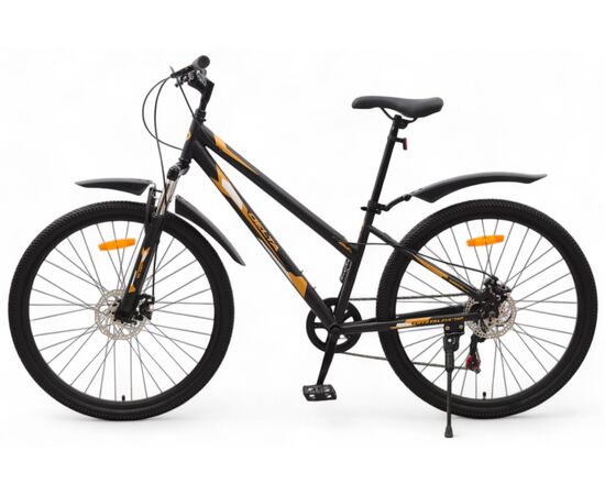 Велосипед Delta Crystal 27.5 (чёрный/золотистый), Цвет: черный, Размер рамы: 15", изображение 3