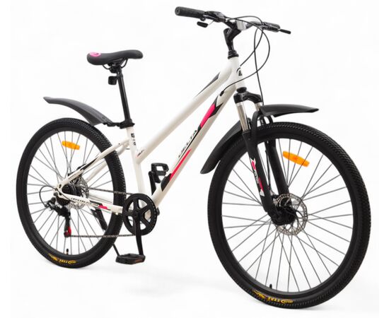 Велосипед Delta Crystal 27.5 (белый), Цвет: белый, Размер рамы: 15", изображение 2