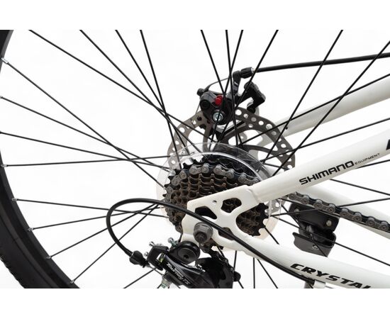 Велосипед Delta Crystal 27.5 (белый), Цвет: белый, Размер рамы: 15", изображение 5