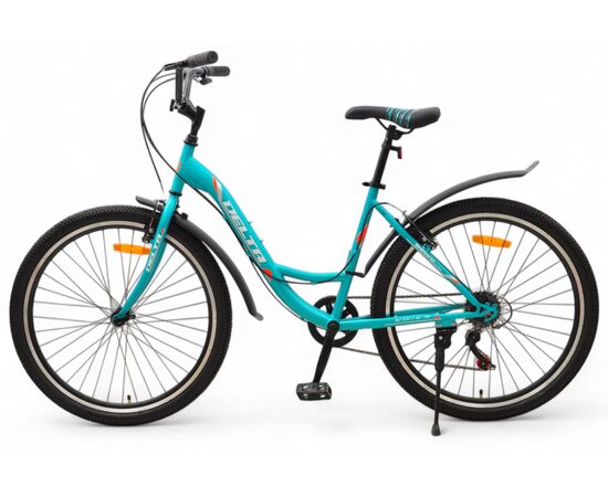 Велосипед Delta Butterfly 26 (лазурный), Цвет: бирюзовый, Размер рамы: 17", изображение 3