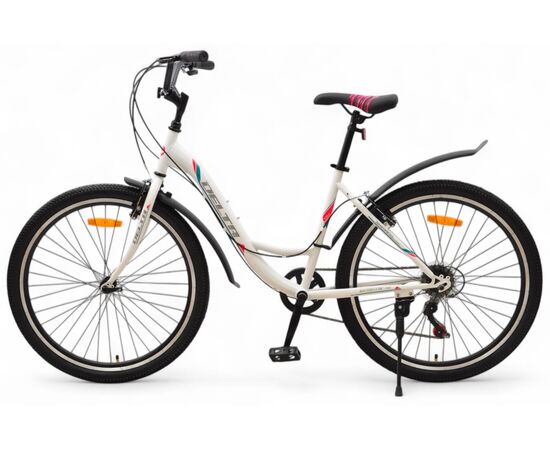 Велосипед Delta Butterfly 26 (белый), Цвет: белый, Размер рамы: 17", изображение 3