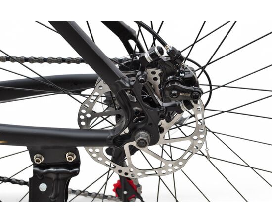 Велосипед Delta Flex 27.5 (черный/золотистый), Цвет: графитовый, Размер рамы: 19", изображение 12