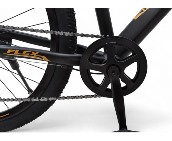 Велосипед Delta Flex 27.5 (черный/золотистый), Цвет: графитовый, Размер рамы: 19", изображение 14