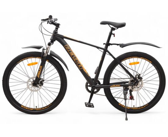 Велосипед Delta Flex 27.5 (черный/золотистый), Цвет: графитовый, Размер рамы: 19", изображение 3