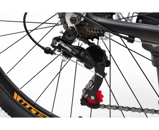 Велосипед Delta Flex 27.5 (черный/золотистый), Цвет: графитовый, Размер рамы: 19", изображение 5